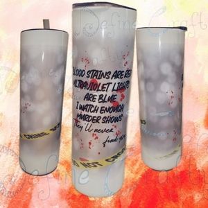 True crime lover tumbler